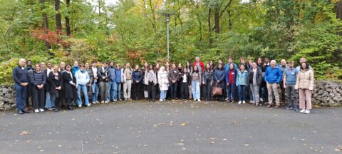 Students of the 8th iImmune cohort and faculty on the campus